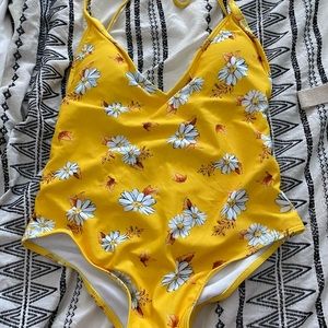 Yellow Swimsuit Size Medium